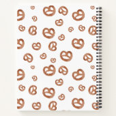 Carnet Aquarelle douce salée Motif Pretzel (Dos)