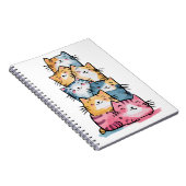 Carnet Aquarelle Dreamy Cats (Côté Droit)