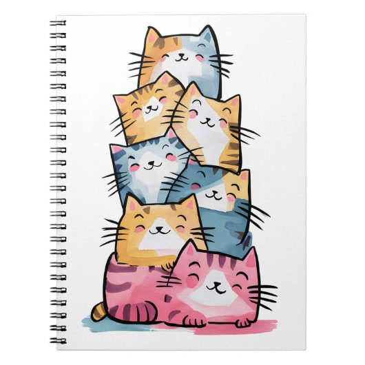 Carnet Aquarelle Dreamy Cats (Devant)