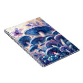 Carnet Aquarelle du champignon Casquette Indigo Milk (Côté Droit)