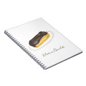Carnet Aquarelle Éclair au Chocolat (Côté Droit)