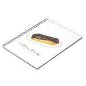 Carnet Aquarelle Éclair au Chocolat (Côté gauche)