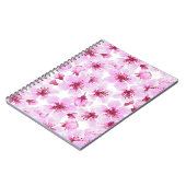 Carnet Aquarelle en fleurs de cerisier (Côté gauche)