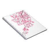 Carnet aquarelle en fleurs de cerisier rose 2020 (Côté Droit)