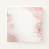 Carnet Aquarelle encre rose rose (Dos)
