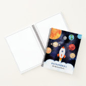 Carnet Aquarelle Espace Extérieur Rocks Enfants (Intérieur)