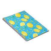 Carnet Aquarelle Esquisse Citrons Conception transparente (Côté Droit)