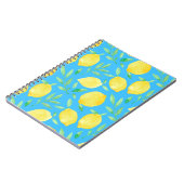 Carnet Aquarelle Esquisse Citrons Conception transparente (Côté gauche)