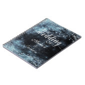 Carnet Aquarelle étoile Wedding planner céleste (Côté gauche)