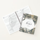 Carnet Aquarelle Eucalyptus Feuille Recettes vertes (Intérieur)