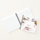 Carnet Aquarelle face maquillage (Intérieur)