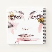 Carnet Aquarelle face maquillage (Dos)