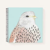 Carnet Aquarelle Falcon Kestrel (Devant)