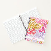 Carnet Aquarelle féminine tendance Faux or Motif Girly (Intérieur)