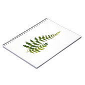 Carnet Aquarelle Fern Botanique Verdure Rustique Élégant (Côté gauche)