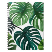 Carnet Aquarelle Feuille Monstera (Devant)