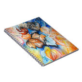 Carnet Aquarelle - Feuilles d'automne (Côté Droit)