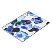 Carnet Aquarelle feuilles d'eucalyptus (Côté gauche)