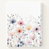 Carnet Aquarelle Fleur de Champ Botanique Pastel Douce (Dos)