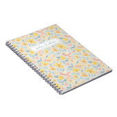 Carnet Aquarelle Fleur Jaune (Côté Droit)