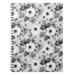 Carnet Aquarelle fleur sauvage - Illustration Vintage