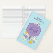 Carnet Aquarelle Fleurs de printemps Bible Verse Personna (À l'intérieur)