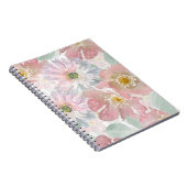 Carnet Aquarelle fleurs délicates. (Côté Droit)