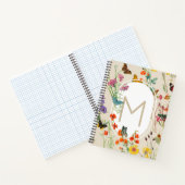 Carnet Aquarelle Fleurs sauvages & papillons Jardin Flora (Intérieur)