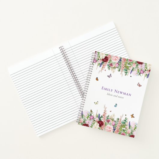 Carnet Aquarelle Floral (Intérieur)