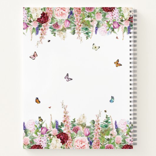 Carnet Aquarelle Floral (Dos)