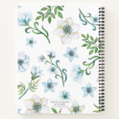 Carnet Aquarelle Floral Accueil & Jardin Spirale (Dos)