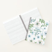 Carnet Aquarelle Floral Accueil & Jardin Spirale (Intérieur)