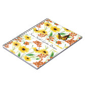 Carnet Aquarelle Floral Garden Design (Côté gauche)