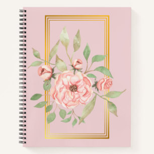 Carnet Aquarelle Florale