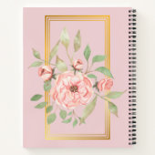 Carnet Aquarelle Florale (Dos)