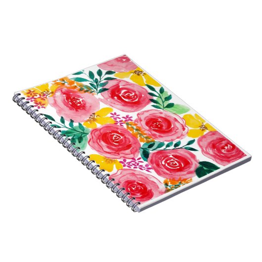Carnet Aquarelle florale (Côté Droit)
