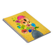 Carnet Aquarelle florale art floral moderne (Côté Droit)