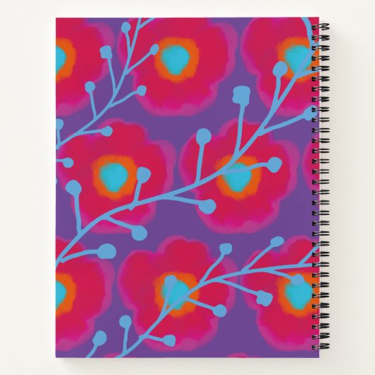 Carnet Aquarelle florale chic (Dos)