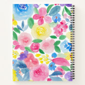Carnet Aquarelle florale chic chic chic future Mme. (Dos)