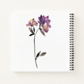 Carnet Aquarelle florale III (Dos)