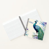 Carnet Aquarelle florale Peacock (Intérieur)