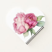 Carnet Aquarelle florale rose pis rose roses roses (Dos)