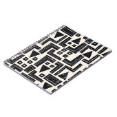 Carnet Aquarelle formes abstraites (Côté gauche)
