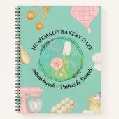 Carnet Aquarelle Fournitures de cuisine Recette personnal (Devant)