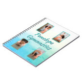 Carnet Aquarelle Gradient Nom personnalisé, Sport & Photo (Côté gauche)