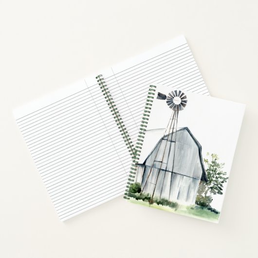 Carnet Aquarelle Gris Gris (Intérieur)