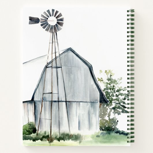 Carnet Aquarelle Gris Gris (Dos)