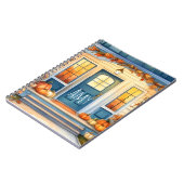 Carnet Aquarelle Halloween Automne Citrouille Feuilles d' (Côté gauche)