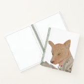 Carnet Aquarelle Hiver Renard forestier (Intérieur)