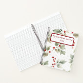 Carnet Aquarelle Holly et Berries (Intérieur)